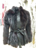 Cazadora de Zorro combinada con Napa